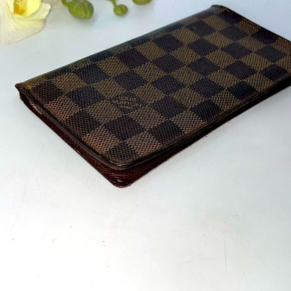 AUTHENTIC Louis Vuitton Damier Ebene Brazza Wallet - Picture 6 of 14